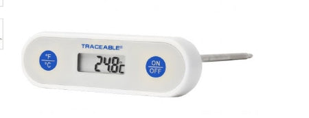 Control 3 Holdings LLC Traceable Digital Piercing Thermometer Fahrenheit / Celsius -58° to +536°F (-50° to +280°C) Stainless Steel Probe Insertable Battery Operated - 4370