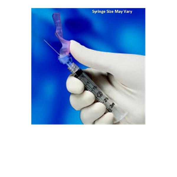 Becton-Dickinson Syringe/Needle 3Cc Luer Lock 22Gx1" Eclipse Safety 50/Bx - 305788