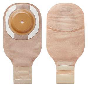 Premier Flextend - Ostomy Pouch One-Piece System 12 Inch Length Drainable Soft Convex, Pre-Cut - 8661