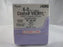 Coated Vicryl - Suture with Needle Absorbable Coated Undyed Suture Braided Polyglactin 910 Size 6 - 0 18 Inch Suture 1-Needle 11 mm Length 3/8 Circle Reverse Cutting Needle - J489G