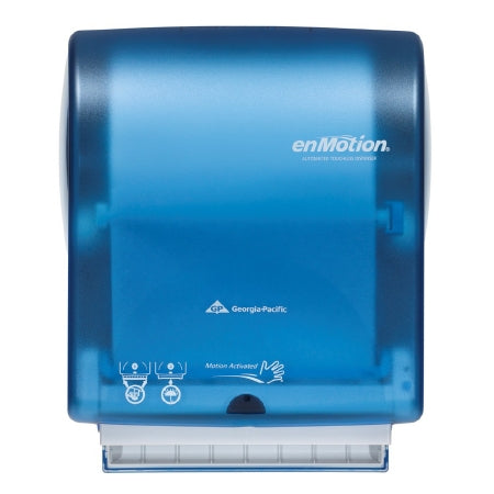 Georgia Pacific enMotion Paper Towel Dispenser Splash Blue Plastic Motion Activated 1 Roll Wall Mount - 59460A