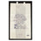 Tidi Products Bag Bedside Blue Floral 8X3-3/4X12" Non-Flame Retardant/Poly 2000/Ca - 950234