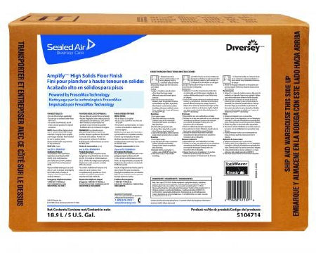 Diversey Amplify - Floor Finish Liquid 5 gal. Box Mild Scent - DVS5104714