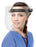 Bar-Ray 450 Series Panorama Face Shield One Size Fits Most Full Length Reusable NonSterile - 69639