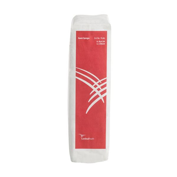 Cardinal Health Sponge Gauze Premium 100% Cotton 2X2" 8 Ply Woven Non-Sterile Lf 200/Bag, 25 Bg/Ca - C-NSG228