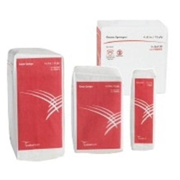Cardinal Health Sponge Gauze Standard 100% Cotton 3X3" 12 Ply Standard Wvn Ns Lf 200/Bag, 20 Bg/Ca - C-NSG3312E