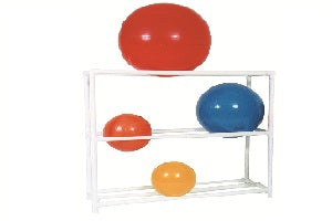 Dynatronics Ball Rack 19 X 58 X 64 Inch, PVC, Holds 6 Plus Balls - MJM7010