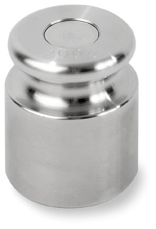 Troemner - Individual Weight ASTM Class 7 Classification, 200 Gram Mass, 7.85 g/cm3 at 20°C Density, Cylindrical Shape, Statement of Accuracy, ISO9001 Certifications/Compliance - S40268A