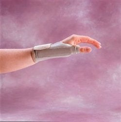 Patterson Medical Supply Rolyan Collum Thumb Brace Leather / Suede Left Hand Color May Vary Large - A920107