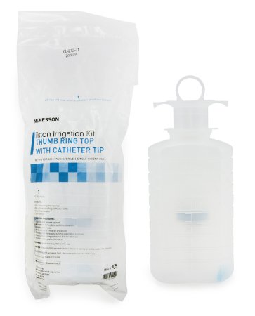 McKesson McKesson Irrigation Syringe 60 mL Pole Bag Catheter Tip Without Safety - 903
