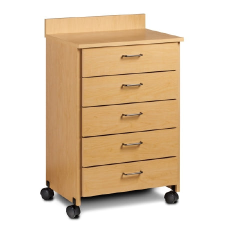 Clinton Industries - Treatment Cabinet Mobile Laminate 5 Drawers - 8950-SLTGRY-5C