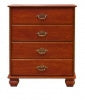 Graham-Field Bedford Collection Dresser Biltmore Cherry 18 X 30 X 36 Inch 4 Drawers - A37-46