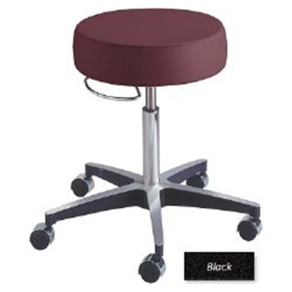 Brewer Company Stool Exam Century Series Black Casters Backless 5 Leg Ea - 11001US393