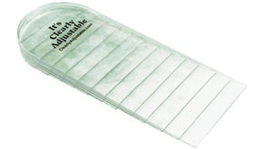 AliMed Clearly - Adjustable Heel Lift Small Vinyl Plastic Transparent Male Up to 6 / Female Up to 7-1/2 - 66443/NA/NA/SM