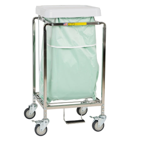 R & B Wire Products - Hamper with Bag 4 Casters 30 to 35 gal. - 682G