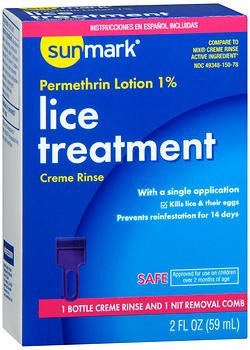 McKesson sunmark Lice Treatment Kit 2 oz. Bottle Scented - 49348015078