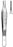 Sklar - Dressing Forceps Adson 6 Inch Length OR Grade Stainless Steel NonSterile NonLocking Thumb Handle Straight Blunt Serrated Micro Tips - 98-2068