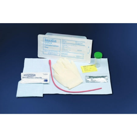Bard Bardia Intermittent Catheter Tray General Purpose 8 Fr. 3 mL Balloon Silicone - 806508