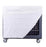 R & B Wire Products Cart Cover 12 X 31 X 60 Inch, 31 X 44 X 60 Inch (Flap Down), White, Vinyl, 4 lbs. Product Weight - 852