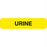 Market Lab Inc Pre-Printed Label Laboratory Use URINE Yellow 37-100 X 11-31/50 Inch - 362