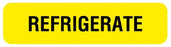 United Ad Label UAL Pre-Printed Label Auxiliary Label REFRIGERATE Fluorescent Yellow 5/16 X 1-1/4 Inch - ULIV108