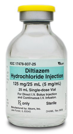 Akorn DILTIAZEM HCL, SDV 5MG/ML 25ML - 17478093725
