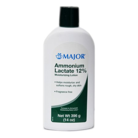 Major Ammonium Lactate - Hand and Body Moisturizer 14 oz. Bottle Unscented Lotion - 00904598463