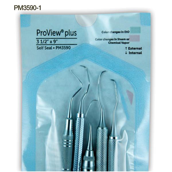 Certol International Pouch Sterilization Proview 7.5 In X 13.5 In Blue / White 200/Box, 6 Bx/Ca - PM7513-1