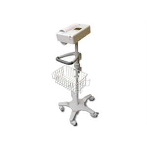 Welch Allyn Rolling Stand with wire basket for ELI 230 and BUR 230 - 9911-015-51