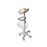 Welch Allyn Rolling Stand with wire basket for ELI 230 and BUR 230 - 9911-015-51