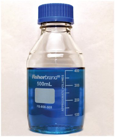 Fisherbrand - Media Bottle Borosilicate Glass 500 mL (16 oz.) - FB800500