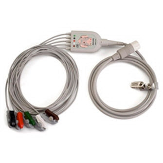 Philips Healthcare - Leadwire 2.5mm, 5-Leads, Latex-Free, Multi-Patient Use - 989803143201