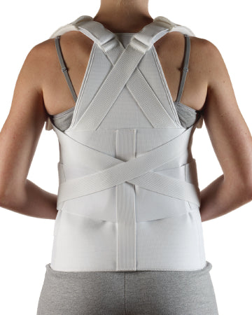 Criss Cross - Back Support Large D-ring / Hook and Loop Strap Closure 36 to 42 Inch Hip Circumference Adult - 35-1703-000
