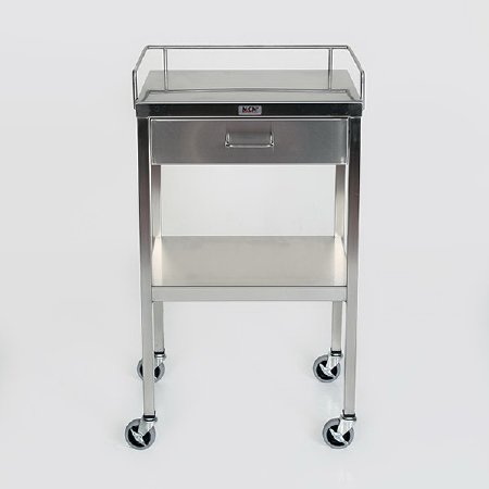 Mid Central Medical Utility Table 16 X 20 X 34 Inch 304 Stainless Steel / 16 Gauge - MCM520