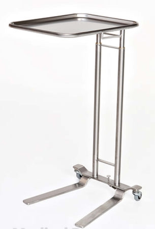Auxo Medical Mayo Instrument Stand Tray U-Shaped Base 36 - 62 Inch - AM-MCM751
