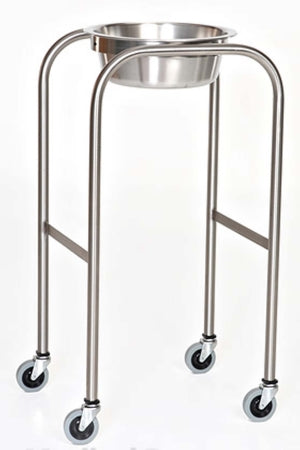 Mid Central Medical Solution Stand 8.5 Quart 1 Basin H-Shaped Brace 34 Inch 15 X 18 Inch - MCM1000