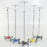 Mid Central Medical Space Saving IV Pole - MCM222