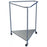 Mid Central Medical - Hamper Stand Rolling Triangular Opening Open Top Without Lid - MCM2006