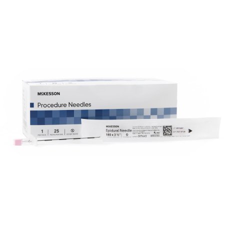 McKesson - Epidural Needle Tuohy Style 18 Gauge 3-1/2 Inch - 3076V2