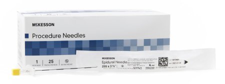 McKesson McKesson Epidural Needle Tuohy Style 20 Gauge 3-1/2 Inch - 3077V2