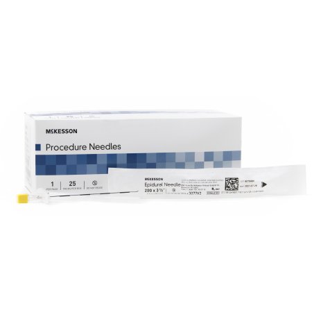 McKesson - Epidural Needle Tuohy Style 20 Gauge 3-1/2 Inch - 3077V2