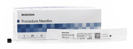 McKesson McKesson Spinal Needle Quincke Style 22 Gauge 3-1/2 Inch - 4631V2