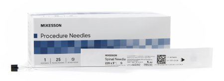 McKesson McKesson Spinal Needle Quincke Style 22 Gauge 5 Inch - 4633V2