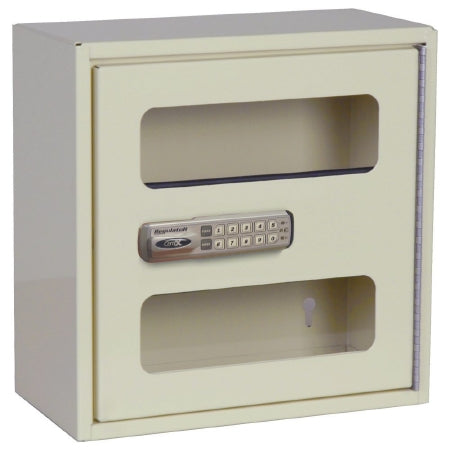 Harloff Narcotic Cabinet Wall Mount Heavy-Duty 20 Gauge Steel Single Lock - 2726E