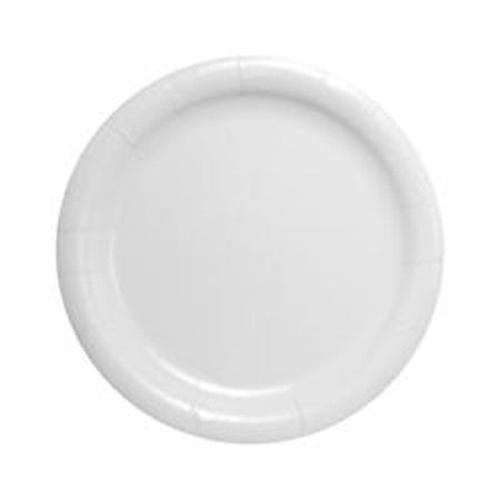 Solo Cup Bare Eco-Forward Plate White Disposable Paper 9 Inch Diameter - HP9S-2050