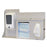 Bowman Manufacturing Bowman Hygiene Dispensing Station BOWMAN Quartz Beige Aluminum / Cold Rolled Steel / PETG Plastic Manual Floor Stand - BD106-0012