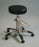Brandt Industries Surgeon Stool Backless Hydraulic Height Adjustment 2 Inch Casters Blue - 15511