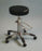 Brandt Industries - Surgeon Stool Backless Hydraulic 2 Inch Casters Blue - 15511