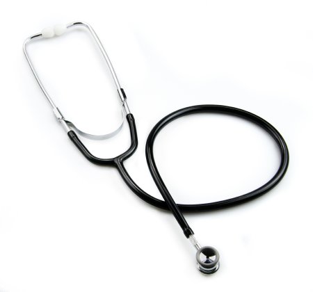 McKesson McKesson Classic Stethoscope Black 1-Tube 21 Inch Tube Double Sided Chestpiece - 01-675BKG
