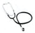 McKesson McKesson Classic Stethoscope Black 1-Tube 21 Inch Tube Double Sided Chestpiece - 01-675BKG